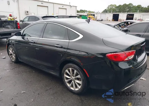 2015 Chrysler 200 C из США, поврежденный, VIN 1C3CCCCG9FN519787